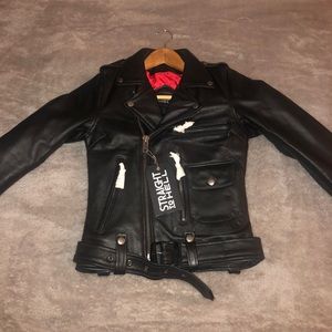 Straight To Hell Leather Jacket Size XXS